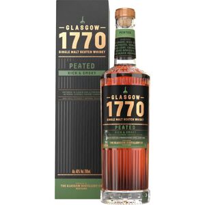 Glasgow Distillery 1770 Glasgow Peated Rich & Smoky 0,7l 46% - Publicité Glasgow Distillery 1770 Glasgow Peated Rich & Smoky 0,7l 46% - Publicité