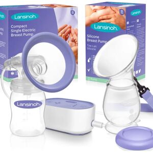 Lansinoh Compact Breast Pump - Single Electric Milk Collector Set Lansinoh Compact Breast Pump - Single Electric Milk Collector Set
