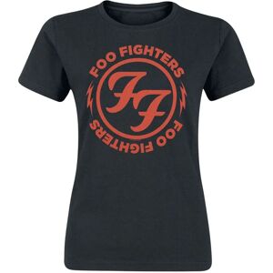 Foo Fighters - Logo Red Circle - T-Skjorte med korte ermer - Dame - Svart Foo Fighters - Logo Red Circle - T-Skjorte med korte ermer - Dame - Svart