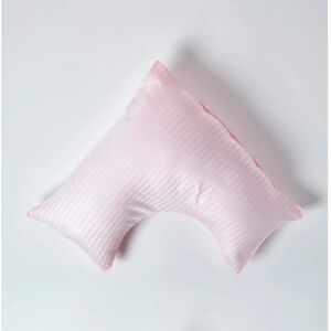 Homescapes Pink Egyptian Cotton V Shaped Pillowcase - Pillowcase Homescapes Pink Egyptian Cotton V Shaped Pillowcase - Pillowcase