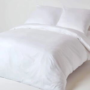 Homescapes Organic Cotton White Duvet Cover Set - 150x200 cm - European Size Homescapes Organic Cotton White Duvet Cover Set - 150x200 cm - European Size