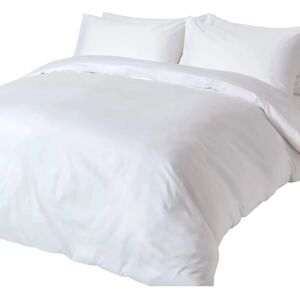 Homescapes Organic Cotton Duvet Cover Set - White - Duvet Cover Set Homescapes Organic Cotton Duvet Cover Set - White - Duvet Cover Set
