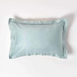 Homescapes Duck Egg Blue Organic Cotton Oxford Pillowcase - Pillowcase Homescapes Duck Egg Blue Organic Cotton Oxford Pillowcase - Pillowcase