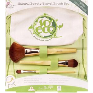 So Eco Natural Beauty Set de Brochas de Viaje - Brochas de Maquillaje So Eco Natural Beauty Set de Brochas de Viaje - Brochas de Maquillaje