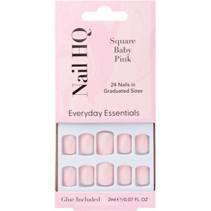 Nail HQ Square Faux Ongles Rose Bébé - 24 pcs - Publicité Nail HQ Square Faux Ongles Rose Bébé - 24 pcs - Publicité