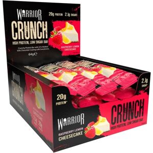 Warrior Crunch High Protein Bars 12 x 64g Raspberry Lemon Cheesecake Warrior Crunch High Protein Bars 12 x 64g Raspberry Lemon Cheesecake