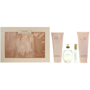 Sarah Jessica Parker Lovely Gift Set - Eau De Parfum 100ml, Lotion 200ml, Shower Gel, Mini EDP 15ml - Perfume for Women Sarah Jessica Parker Lovely Gift Set - Eau De Parfum 100ml, Lotion 200ml, Shower Gel, Mini EDP 15ml - Perfume for Women