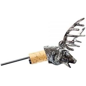 Selbrae House Stag Bottle Pourer - Stainless Steel - Gift Box Selbrae House Stag Bottle Pourer - Stainless Steel - Gift Box