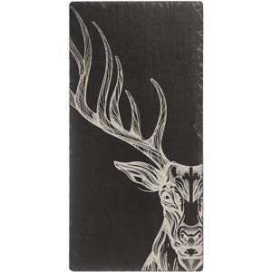 Just Slate Company Stag Slate Table Runner - UK, Handcrafted, 50x25cm Just Slate Company Stag Slate Table Runner - UK, Handcrafted, 50x25cm