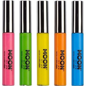 Moon Glow Crayon Œil UV Néon - Ensemble de 5 - Publicité Moon Glow Crayon Œil UV Néon - Ensemble de 5 - Publicité