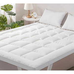 Highliving - Microfiber - 4 Inch - Heavy Fill - Mattress Topper Highliving - Microfiber - 4 Inch - Heavy Fill - Mattress Topper