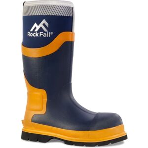 Rockfall RF290 Safety Wellies - Blue/orange - Waterproof Neoprene Boots - Wellies Rockfall RF290 Safety Wellies - Blue/orange - Waterproof Neoprene Boots - Wellies