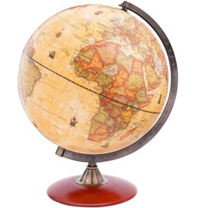 Exerz 30cm Antique Globe - World Globe Rotating Vintage Decorat Exerz 30cm Antique Globe - World Globe Rotating Vintage Decorat