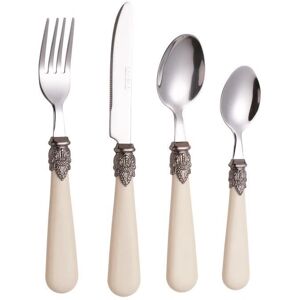 Exzact - 16pcs Antique Cream - Cutlery Set Exzact - 16pcs Antique Cream - Cutlery Set