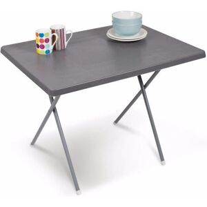Kampa Duplex Plastic Camping Table - Grey Kampa Duplex Plastic Camping Table - Grey