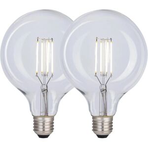 Harper Living - G125 E27 LED Bulb - 8W - Cool White - Pack of 2 Harper Living - G125 E27 LED Bulb - 8W - Cool White - Pack of 2