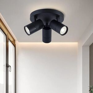 Harper Living - 3 Light GU10 Round Spotlight - Black - Spotlight Harper Living - 3 Light GU10 Round Spotlight - Black - Spotlight