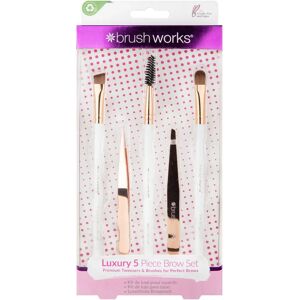 Brushworks Rose Gold Luxury Brow Set Brushworks Rose Gold Luxury Brow Set