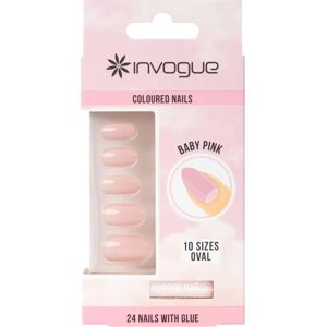 Invogue Baby Roze Ovale Nagels - Nagels Invogue Baby Roze Ovale Nagels - Nagels