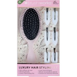 Brushworks Rózsaszín Hajformázó Szett - Haj tartozékok Brushworks Rózsaszín Hajformázó Szett - Haj tartozékok