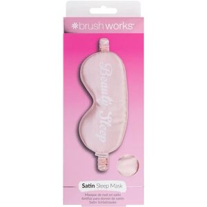 Brushworks Masque de Sommeil en Satin Rose - Masque de sommeil - Publicité Brushworks Masque de Sommeil en Satin Rose - Masque de sommeil - Publicité