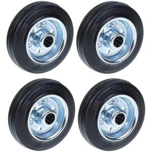 Roues en Caoutchouc Modèle Parnells 100mm - 4 Pièces Roues en Caoutchouc Modèle Parnells 100mm - 4 Pièces