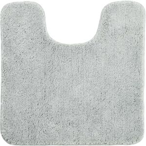 Allure Bath Fashions Dove Grey Deep Pile Microfibre Toilet Mat - Toilet Mat Allure Bath Fashions Dove Grey Deep Pile Microfibre Toilet Mat - Toilet Mat