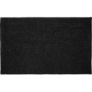 Allure Bath Fashions Black Chenille Bobble Bath Mat - 60x90cm Allure Bath Fashions Black Chenille Bobble Bath Mat - 60x90cm
