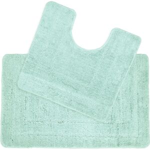 Allure Bath Fashions Duckegg Two Piece Microfiber Bath Mat Set - Bath Type Allure Bath Fashions Duckegg Two Piece Microfiber Bath Mat Set - Bath Type