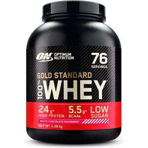 Optimum Nutrition 100% Whey Gold Standard 2273g - White Chocolate Raspberry Optimum Nutrition 100% Whey Gold Standard 2273g - White Chocolate Raspberry