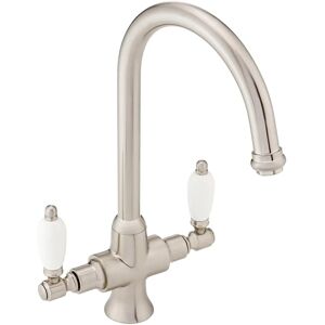Enki KT060 Brushed Nickel Dual Flow Kitchen Sink Mixer - Kitchen Sink Mixer Tap Enki KT060 Brushed Nickel Dual Flow Kitchen Sink Mixer - Kitchen Sink Mixer Tap
