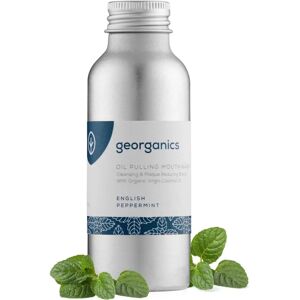 Georganics Organic Peppermint Oil Pulling Mouthwash - 100ml Georganics Organic Peppermint Oil Pulling Mouthwash - 100ml