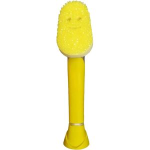 Scrub Daddy Dish Daddy - Giallo - Spazzola per piatti Scrub Daddy Dish Daddy - Giallo - Spazzola per piatti