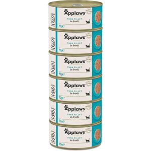 Cibo per gatti in brodo di tonno APPLAWS - Adulti, 6x70g Cibo per gatti in brodo di tonno APPLAWS - Adulti, 6x70g