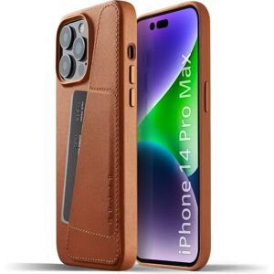 Mujjo Täysi nahkainen lompakkokotelo - iPhone 14 Pro Max - Tan Mujjo Täysi nahkainen lompakkokotelo - iPhone 14 Pro Max - Tan