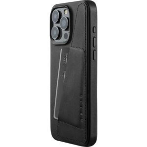 Mujjo Nahkainen Lompakkokotelo iPhone 15 Pro Max - Musta Mujjo Nahkainen Lompakkokotelo iPhone 15 Pro Max - Musta