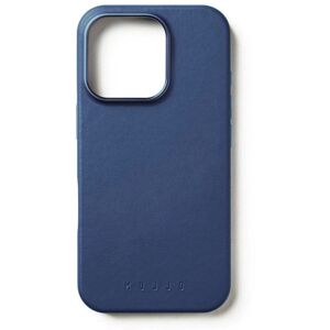 Mujjo Lærveske - iPhone 16 Pro Monaco Blue - Holdbar & MagSafe Mujjo Lærveske - iPhone 16 Pro Monaco Blue - Holdbar & MagSafe