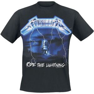 Metallica Ride The Lightning Schwarzes T-Shirt - Kurzarm - Herren Metallica Ride The Lightning Schwarzes T-Shirt - Kurzarm - Herren