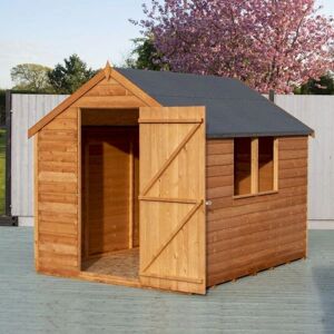 Shire Overlap 8x6 Garden Shed - FSC Approved, Lockable Door Shire Overlap 8x6 Garden Shed - FSC Approved, Lockable Door