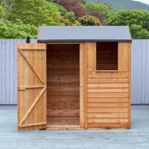 Shire Overlap 6x4 SD Reverse Apex Shed - Garden Shed Shire Overlap 6x4 SD Reverse Apex Shed - Garden Shed