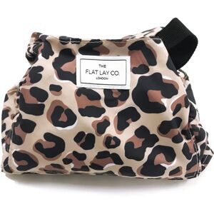 The Flat Lay Co Leopard Open Flat Makeup Bag - Makeup Bag The Flat Lay Co Leopard Open Flat Makeup Bag - Makeup Bag