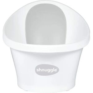 shnuggle Newborn Baby Bath - White Grey/Oak shnuggle Newborn Baby Bath - White Grey/Oak