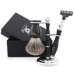 Haryali London Vintage Shaving Kit - 5 Edge Razor & Super Badger Brush - Men's Haryali London Vintage Shaving Kit - 5 Edge Razor & Super Badger Brush - Men's