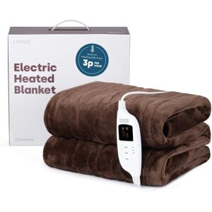 LIVIVO Electric Heated Blanket - Microfleece, Digital Control, Overheat Protection LIVIVO Electric Heated Blanket - Microfleece, Digital Control, Overheat Protection