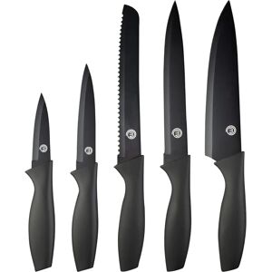 MasterChef Black Knife Set - Stainless Steel, 5 pcs MasterChef Black Knife Set - Stainless Steel, 5 pcs
