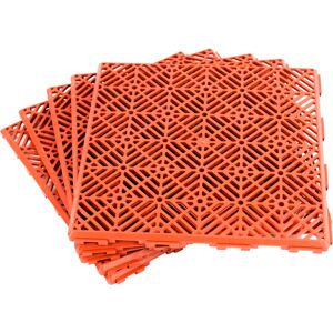 KCT - Red Brick - 5pc - Anti-Slip - Deck Tiles KCT - Red Brick - 5pc - Anti-Slip - Deck Tiles