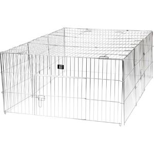 KCT - Medium Enclosed Roof Folding Metal - Pet Playpen KCT - Medium Enclosed Roof Folding Metal - Pet Playpen