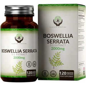 Earth's Nurture Boswellia Serrata 2000mg High Strength Capsules - Supplements Earth's Nurture Boswellia Serrata 2000mg High Strength Capsules - Supplements