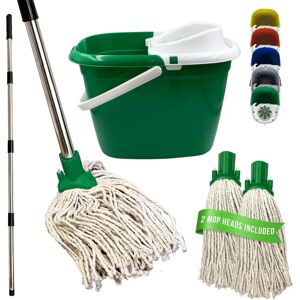 The Dustpan & Brush Store - 12L Cotton - Floor Mop Bucket Set The Dustpan & Brush Store - 12L Cotton - Floor Mop Bucket Set