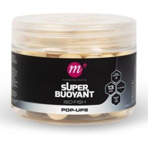 Mainline ISO Fish Super Buoyant Pop-Ups - 13mm - White - Fishing Bait Mainline ISO Fish Super Buoyant Pop-Ups - 13mm - White - Fishing Bait